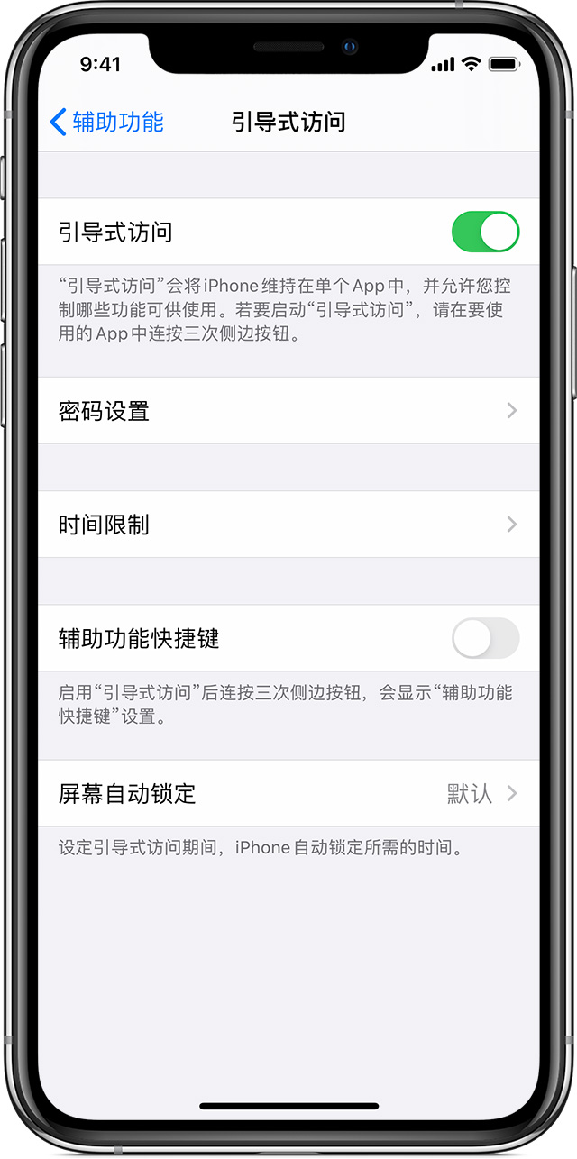 木鱼镇苹果手机维修分享如何在 iPhone 上退出引导式访问 